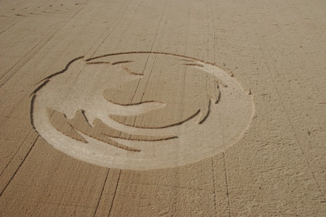 finished crop circle