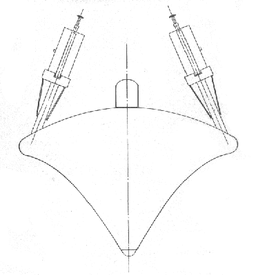 Spaceship with helicopters up for re-entry